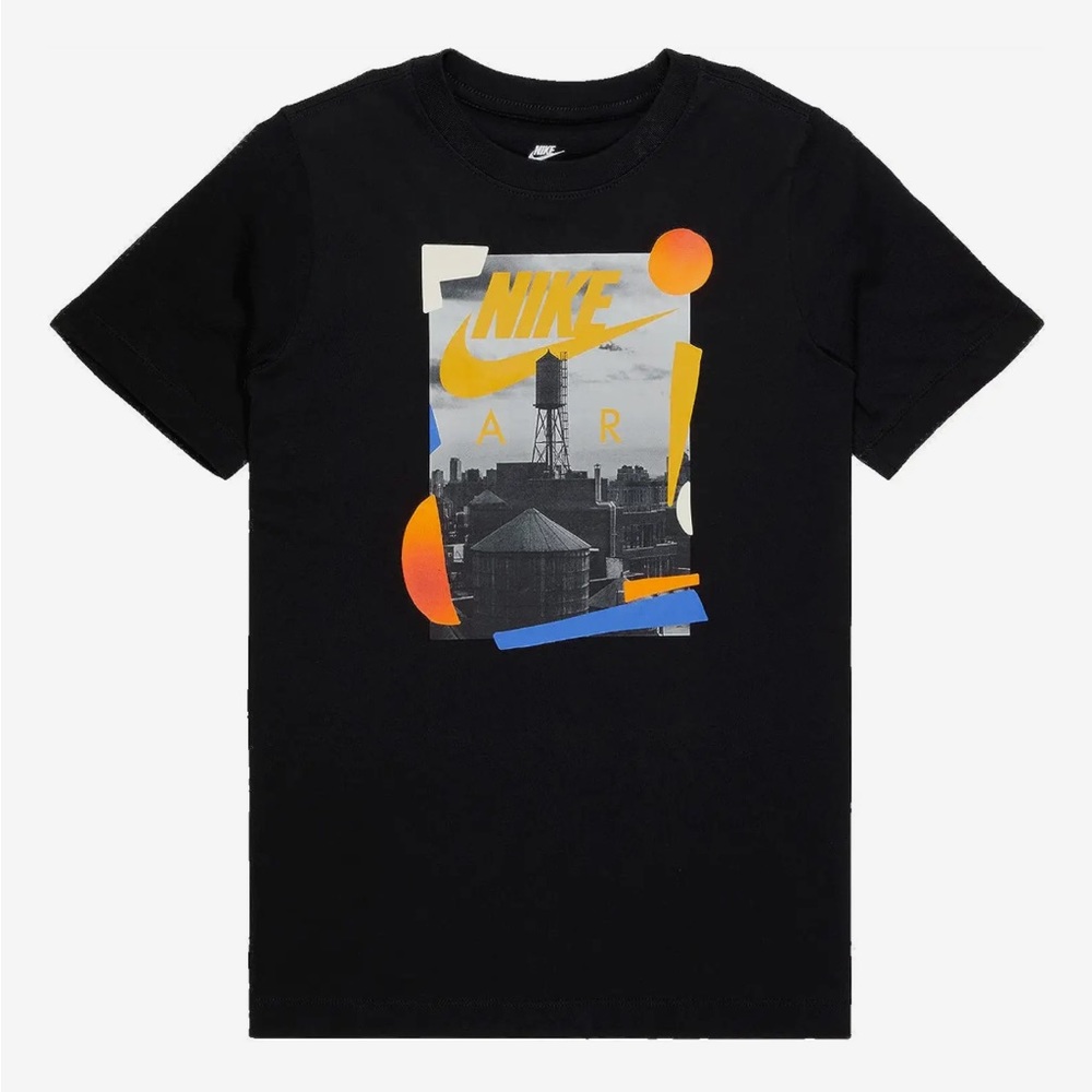 EUC Nike Big Kids NSW Photo 2 Tee Black Size Medium 10-12 Big Kids Tee Boy/Girl
